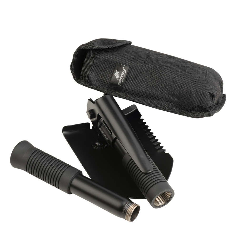 detail Lopatka Petreq skládací tactical - černá - nové
