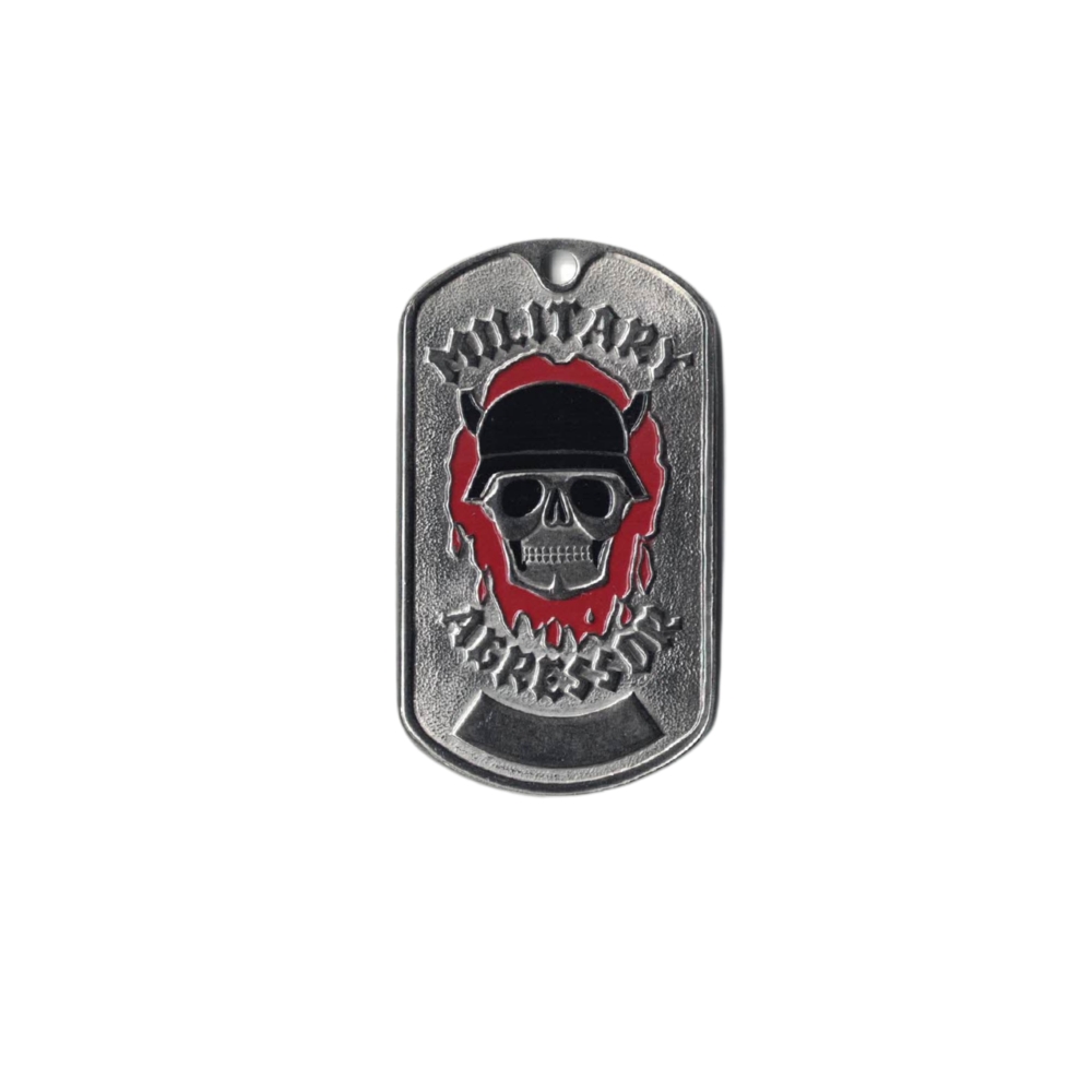 detail DOG TAG RUS 050 s řetízkem - nové