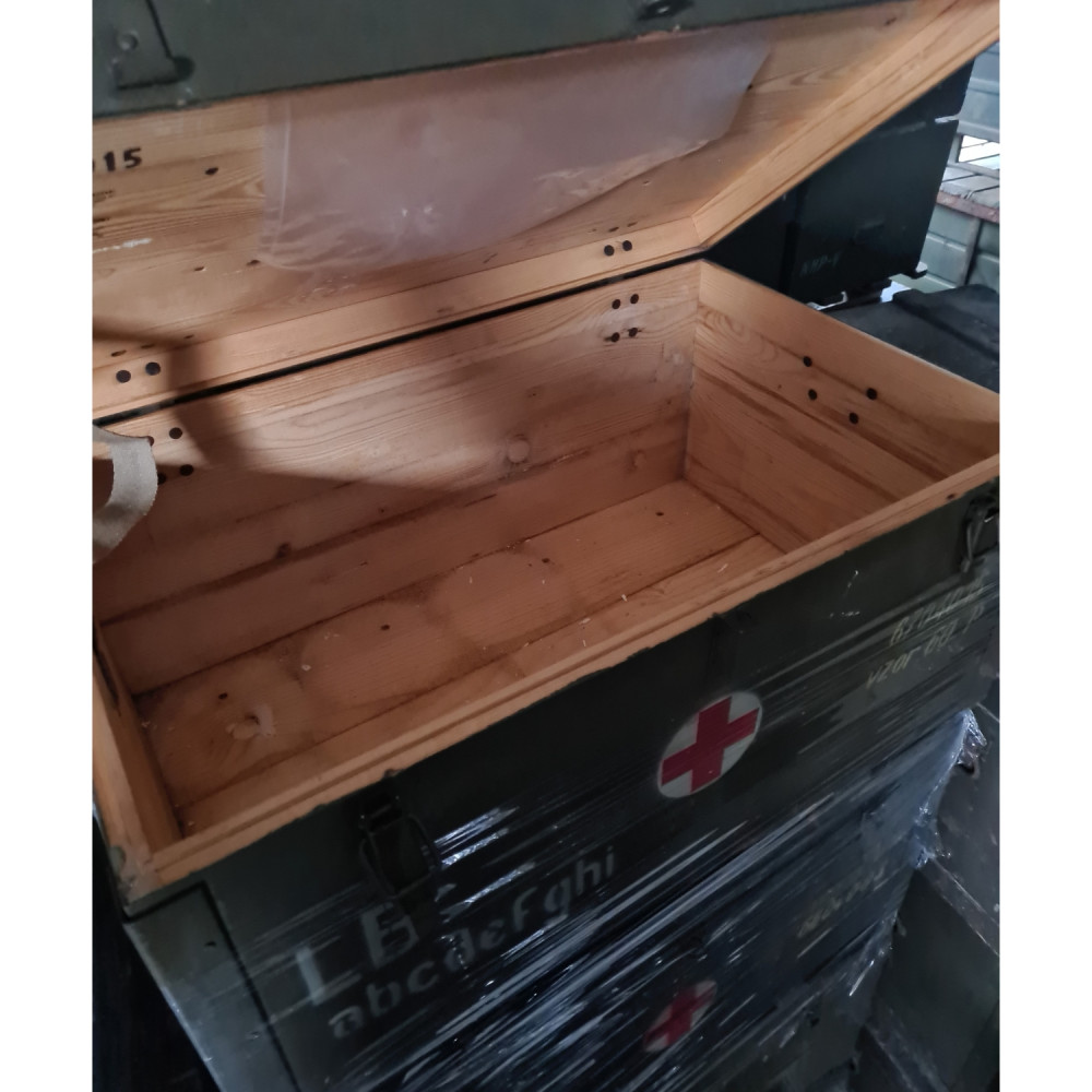 detail Bedna dřevěná zdravotní AČR typ M60 - použité