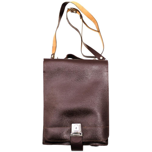 Brašna Topo na dokumenty kožená - hnědá - nepoužité