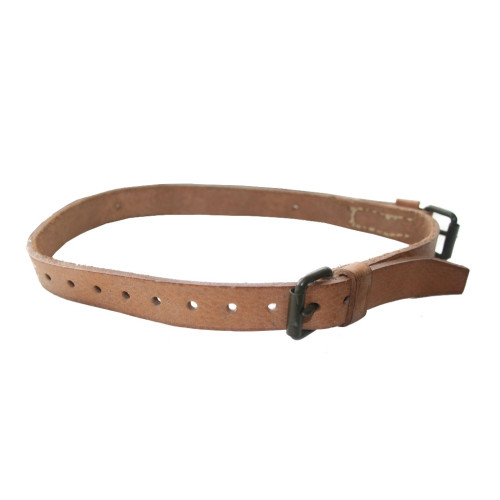 Řemínek ustrojovací kožený ČR - dvě přezky - nové