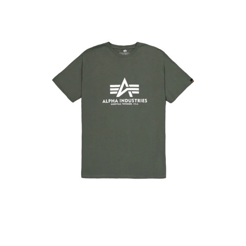 Triko Alpha Industries Basic - Dark Oliv