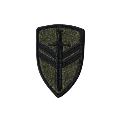 Nášivka U.S. Army 2nd Support Command unit - zelená - nepoužité