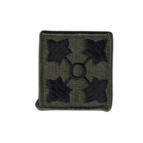 Nášivka U.S. Army 4th Infantry Division - oliv - nepoužité